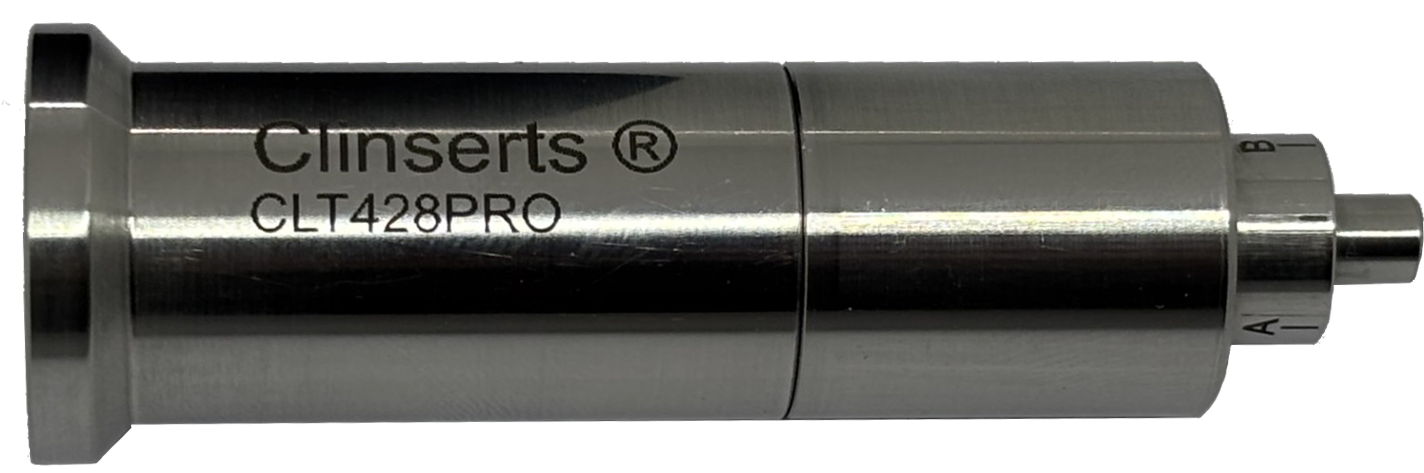 CLT428PRO - These tools are specifically made to install inserts according to Boeing and Airbus specifications with 100% success rate, the tool makes sure to never bend the clins or kees.